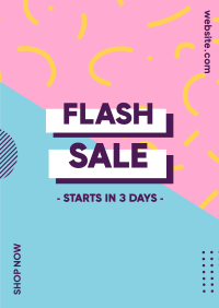 Flash Sale Memphis Poster Image Preview