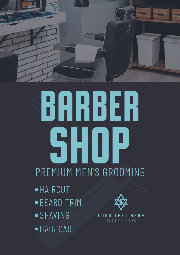 Premium Grooming Flyer Design Image Preview