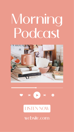 Morning Podcast Instagram story Image Preview