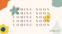 Quirky Coming Soon Facebook event cover Image Preview