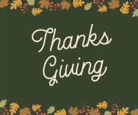 Happy Thanksgiving Facebook Post Design