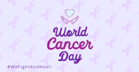 Worldwide Cancer Fight Facebook Ad Design