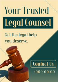 Trusted Legal Counsel Flyer Image Preview