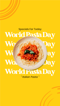 Pasta For Italy Instagram story | BrandCrowd Instagram story Maker