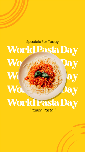 Pasta For Italy Instagram story Image Preview
