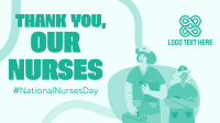 National Nurses Day Facebook Event Cover Design