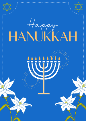 Hanukkah Lilies Poster Image Preview