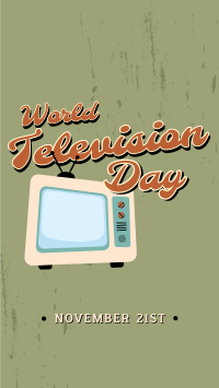 Retro TV Day TikTok video Image Preview