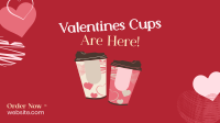 Valentines Cups Facebook Event Cover Design