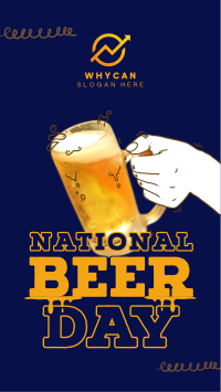 National Dope Beer Instagram Story Design