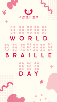 Braille Day Doodle YouTube Short Design