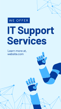 IT Support Facebook story Image Preview