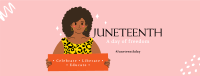 Juneteenth Woman Facebook cover Image Preview