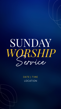 Worship Livestream TikTok Video Image Preview