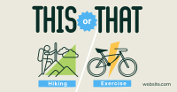 This or That Exercise Facebook Ad Design