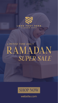 Ramadan Shopping Sale YouTube Short Design