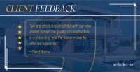 Client Testimonial Construction Facebook Ad Image Preview