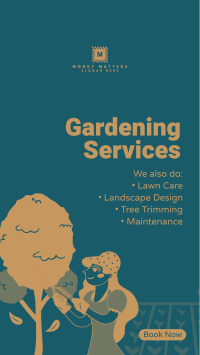 Outdoor Gardening Services Facebook story Image Preview