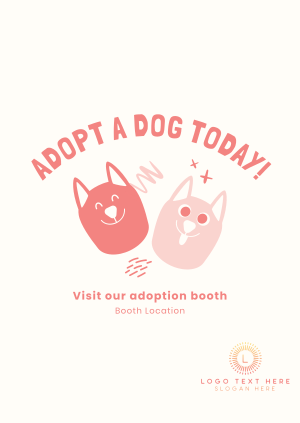 Adopt A Dog Today Poster Image Preview