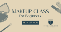 Beginner Makeup Class Facebook Ad Design