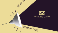 Beam of Light Zoom Background Design