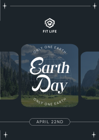 Earth Day Minimalist Poster Image Preview