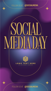 Minimalist Social Media Day Video Image Preview