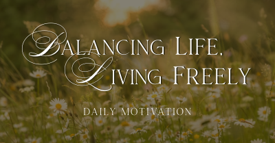 Balanced Life Motivation Facebook ad Image Preview