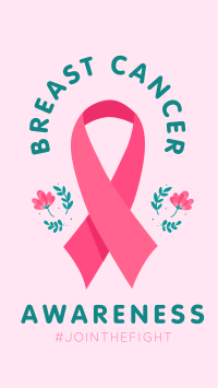 Fight Against Breast Cancer Instagram Story Design