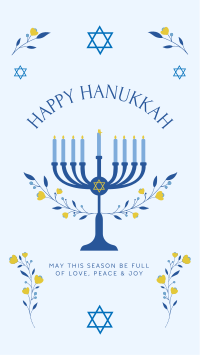 Happy Hanukkah Instagram story Image Preview