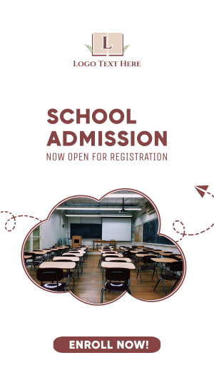 School Admission Ongoing Instagram story