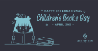 Children's Book Day Facebook Ad Design