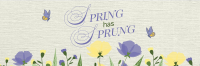 Spring Has Sprung Twitter Header Image Preview