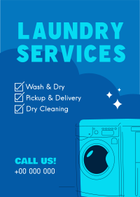 Laundry Services List Flyer Image Preview