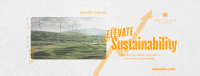 Elevating Sustainability Seminar Facebook Cover Design