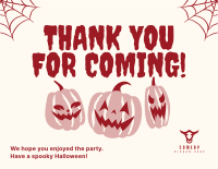 Pumpkin Takeover Thank You Card Image Preview