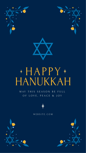 Hanukkah Festival Instagram story
