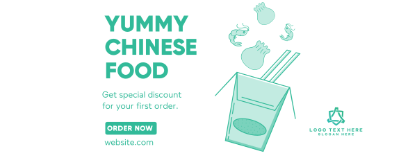 Asian Food Delivery Facebook Cover Design Image Preview