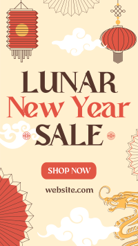 Lunar New Year Sale Instagram story Image Preview