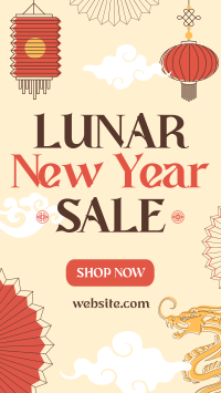 Lunar New Year Sale Instagram Story Design