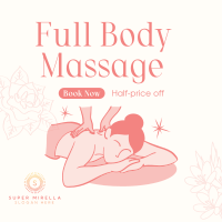 Body Massage Promo Instagram post Image Preview