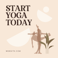 Start Yoga Now Instagram Post Design