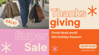 Super Sale this Thanksgiving Video Image Preview