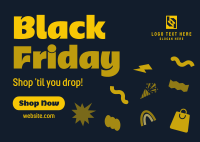 Shop Black Friday Postcard Design