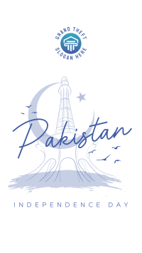 Pakistan Independence Day Facebook Story Design