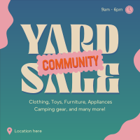 Yard Community Sale Instagram post Image Preview