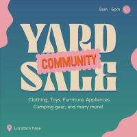 Yard Community Sale Instagram post | BrandCrowd Instagram post Maker