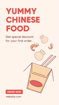 Asian Food Delivery Facebook story Image Preview