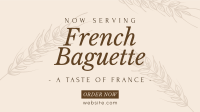 Classic French Baguette Facebook event cover Image Preview