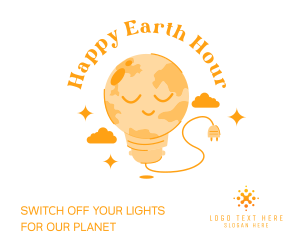 Happy Earth Hour Facebook post Image Preview